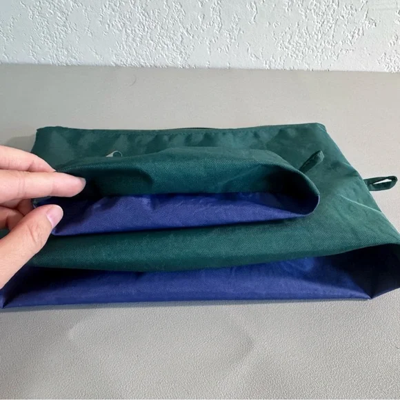 Handmade Water-Repellent Nylon Vacation Colorblock Go Pouch Solid Colored Set - Picture 11 of 16